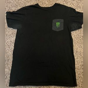 Monster energy athlete pocket tee